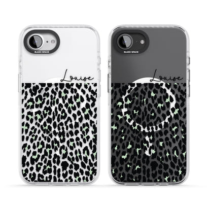 Personalised Seafoam Leopard