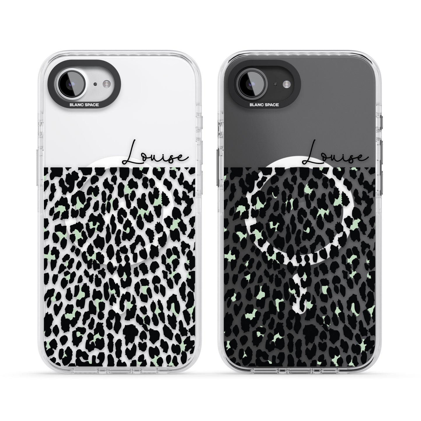 Personalised Seafoam Leopard
