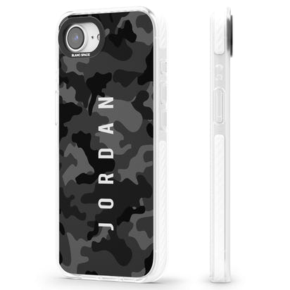 Personalised Black Camouflage Name