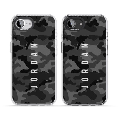 Personalised Black Camouflage Name