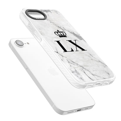 Personalised Initial Crown Marble