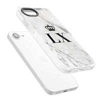 Personalised Initial Crown Marble