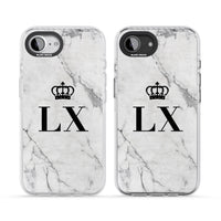 Personalised Initial Crown Marble