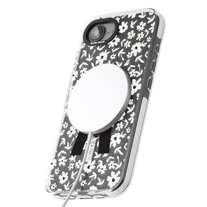 Initiale en gras personnalisée et florale