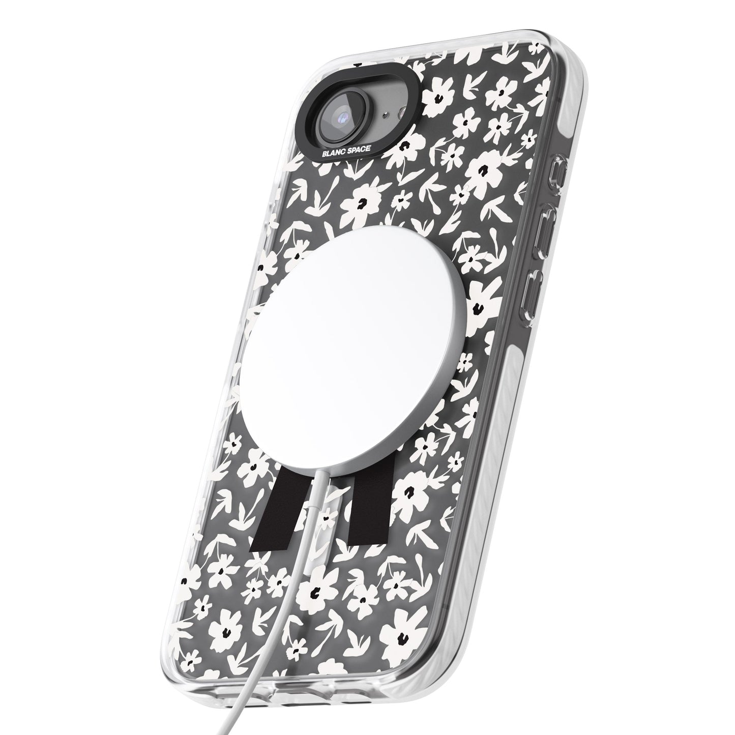 Initiale en gras personnalisée et florale