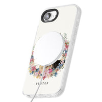 Personalised German Shepherd Floral Portrait