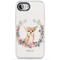 Personalised Chihuahua Floral Portrait