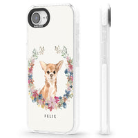 Personalised Chihuahua Floral Portrait