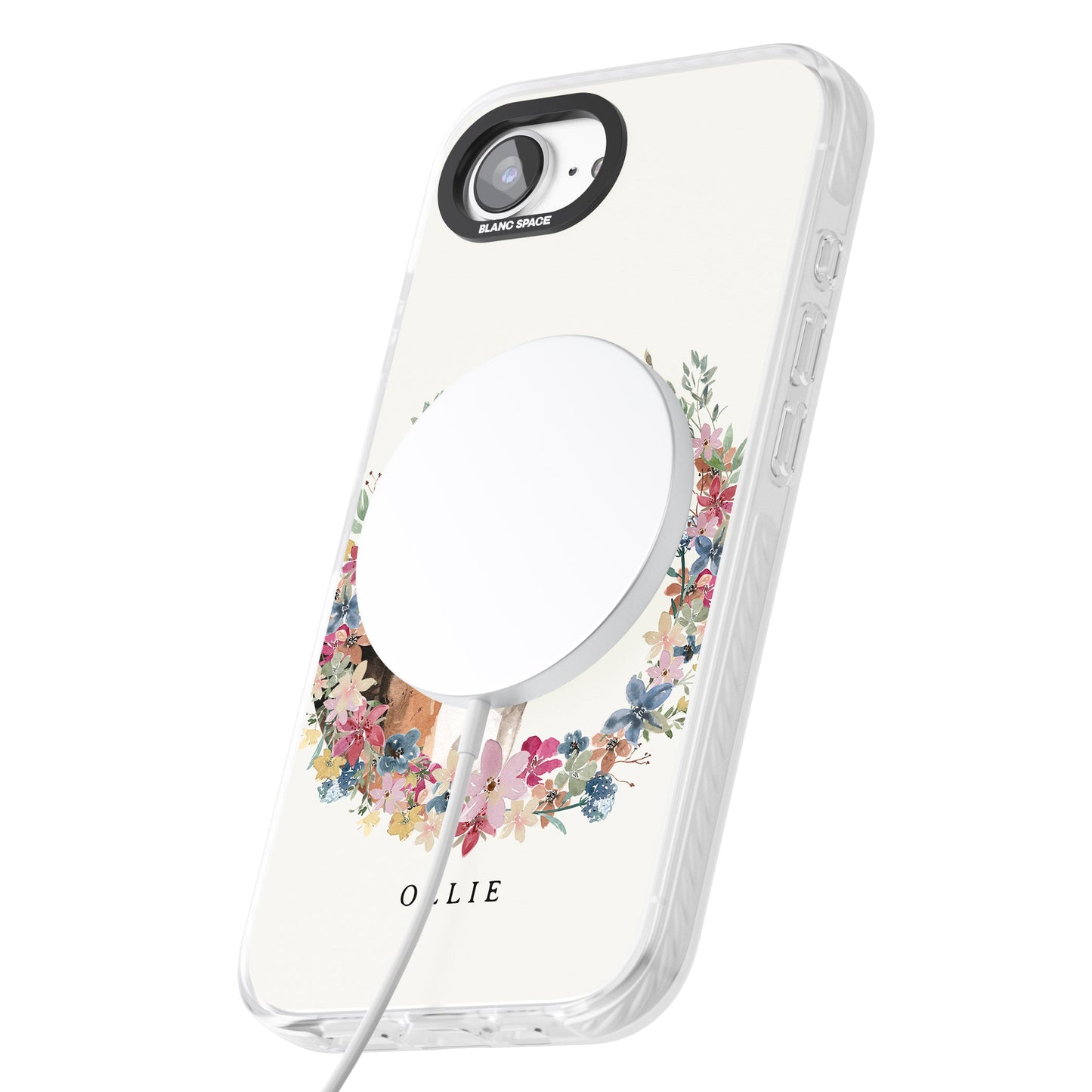 Personalised Beagle Floral Portrait