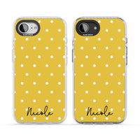 Personalised Yellow Polka Dot