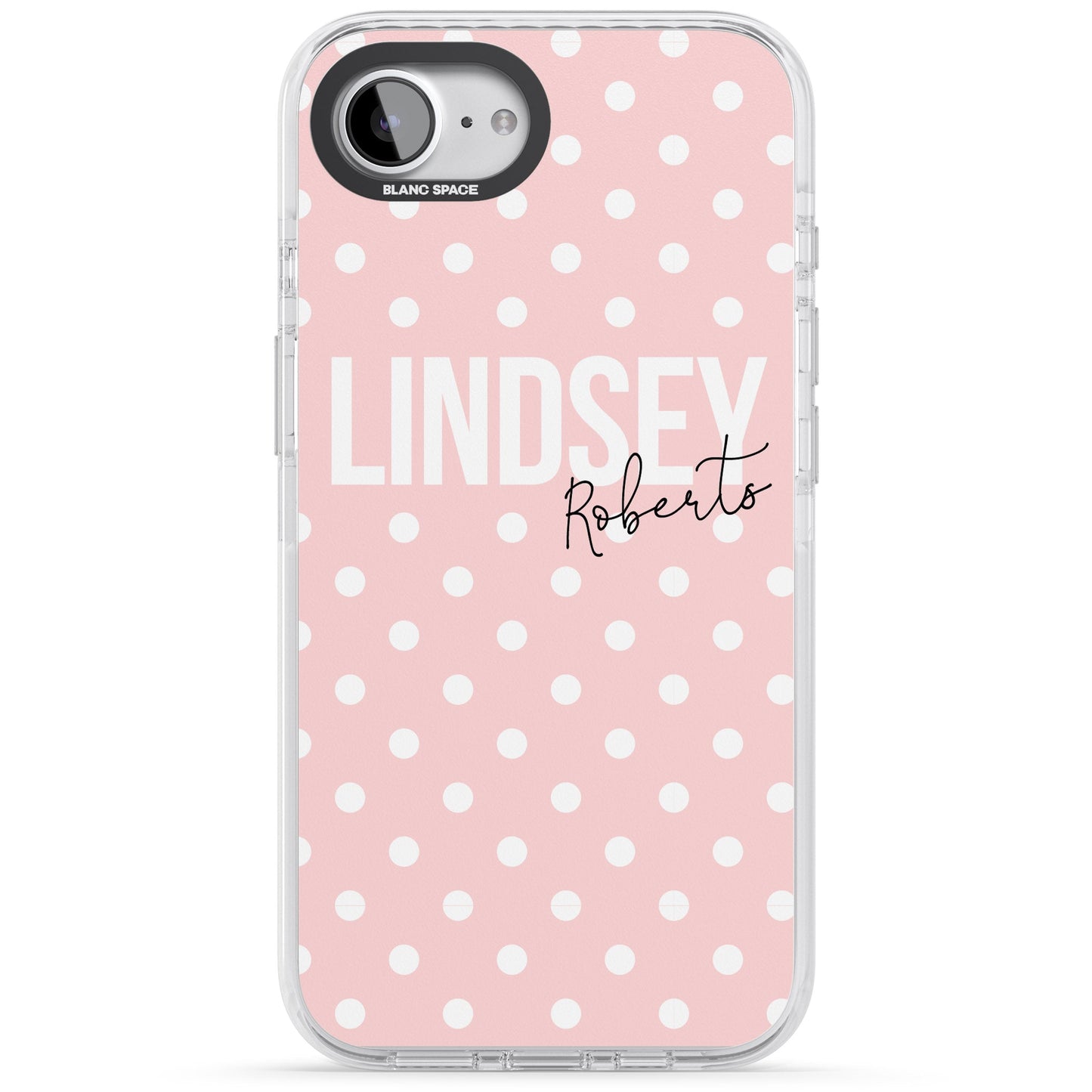 Personalised Pink Polka
