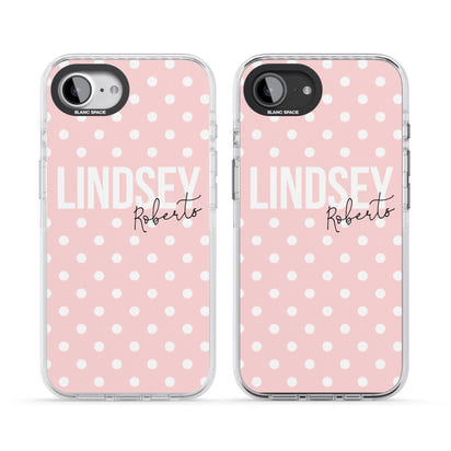 Personalised Pink Polka