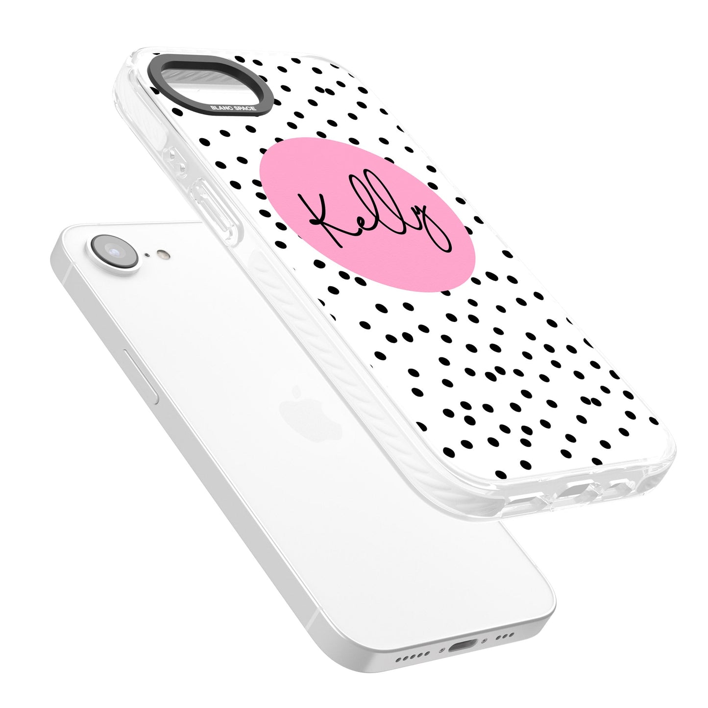 Personalised Pink Circle & Dots