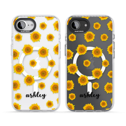 Personalised Sunflowers & Cursive