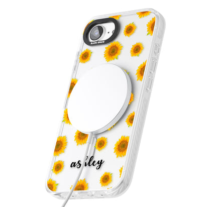 Personalised Sunflowers & Cursive