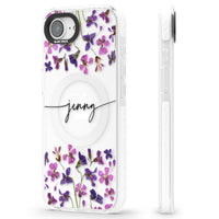 Personalised Purple Violets