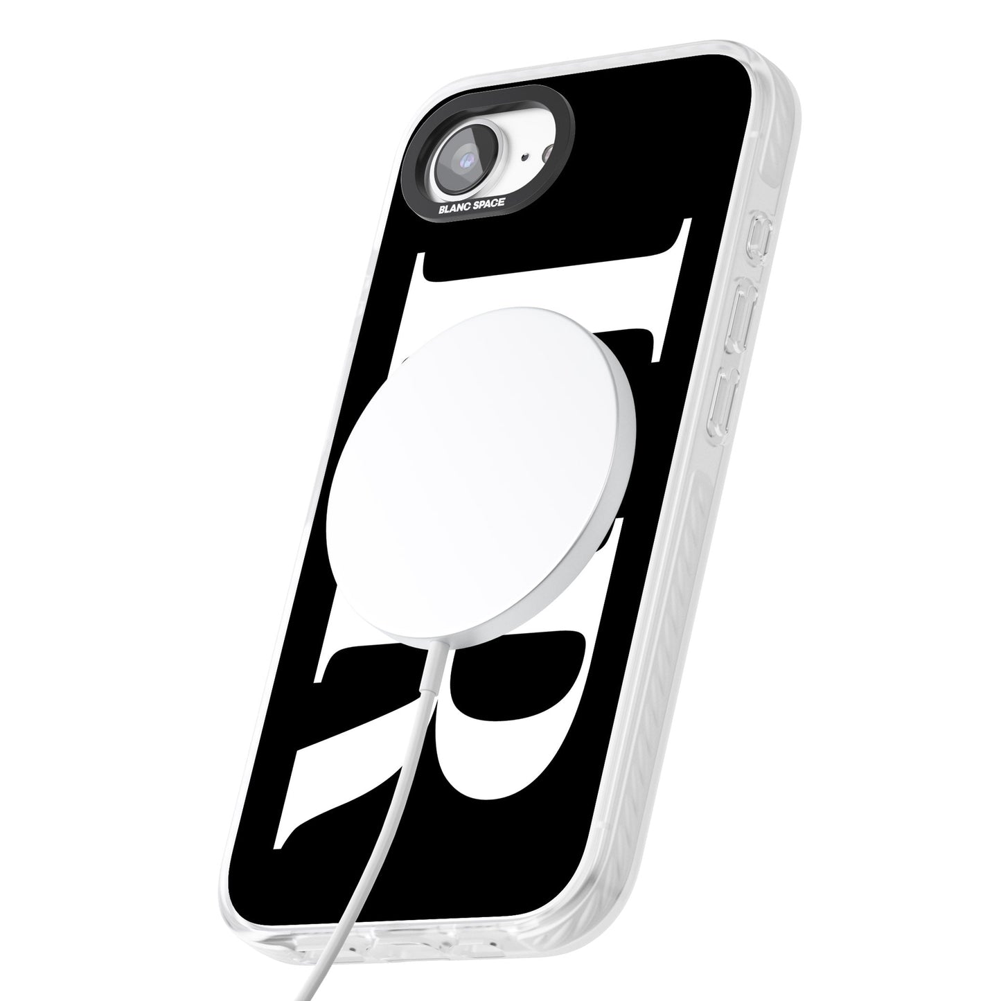 Lettres blanches et noires personnalisées