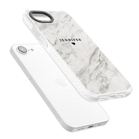 Personalised Light Grey Marble