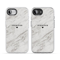 Personalised Light Grey Marble