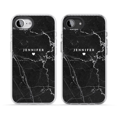 Personalised Black Marble