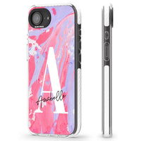Personalised Pink & Purple Marble