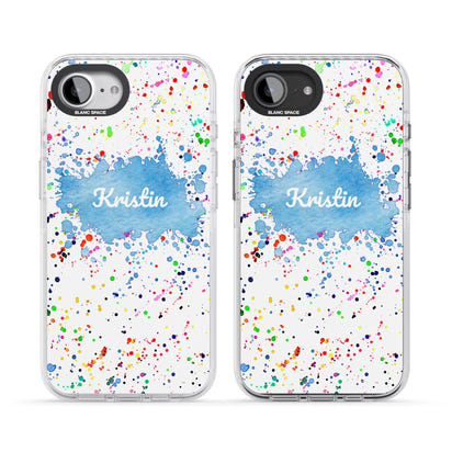 Personalised Rainbow Splatter Name