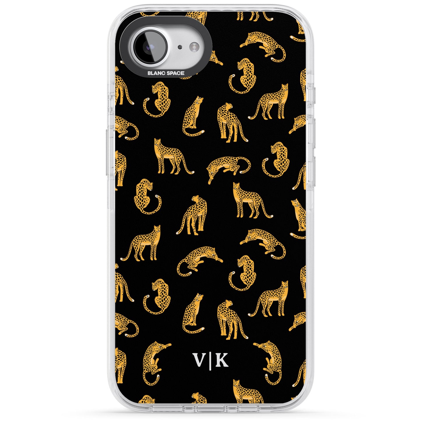 Personalised Gold Cheetah Pattern