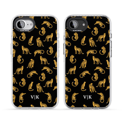 Personalised Gold Cheetah Pattern