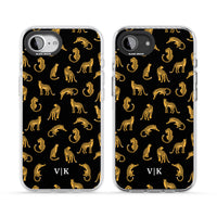 Personalised Gold Cheetah Pattern
