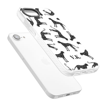 Personalised Black & White Cheetah Pattern