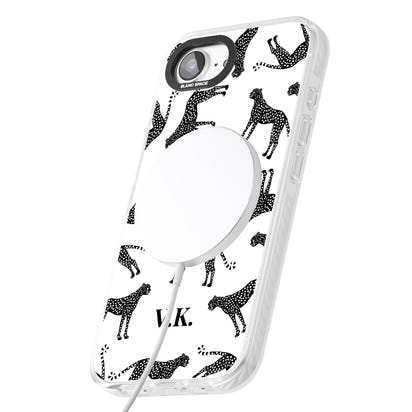 Personalised Black & White Cheetah Pattern