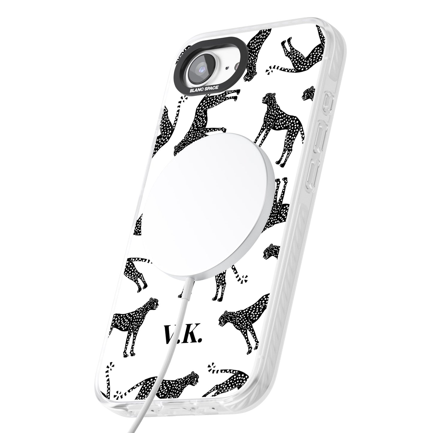 Personalised Black & White Cheetah Pattern