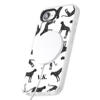 Personalised Black & White Cheetah Pattern