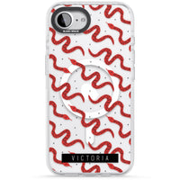 Personalised Red Snake Pattern