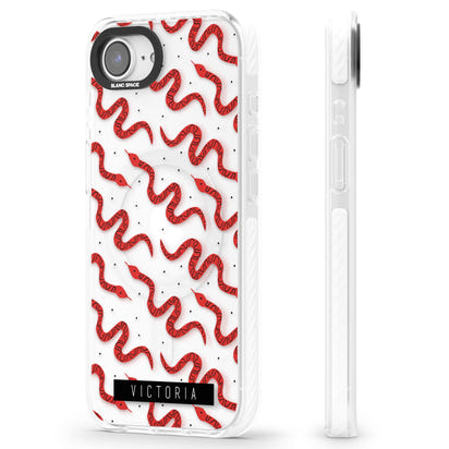 Personalised Red Snake Pattern
