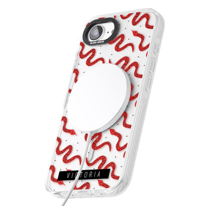 Personalised Red Snake Pattern