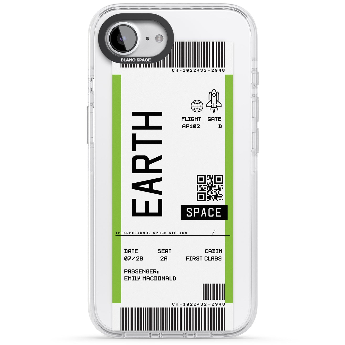 Personalised Earth Travel Ticket