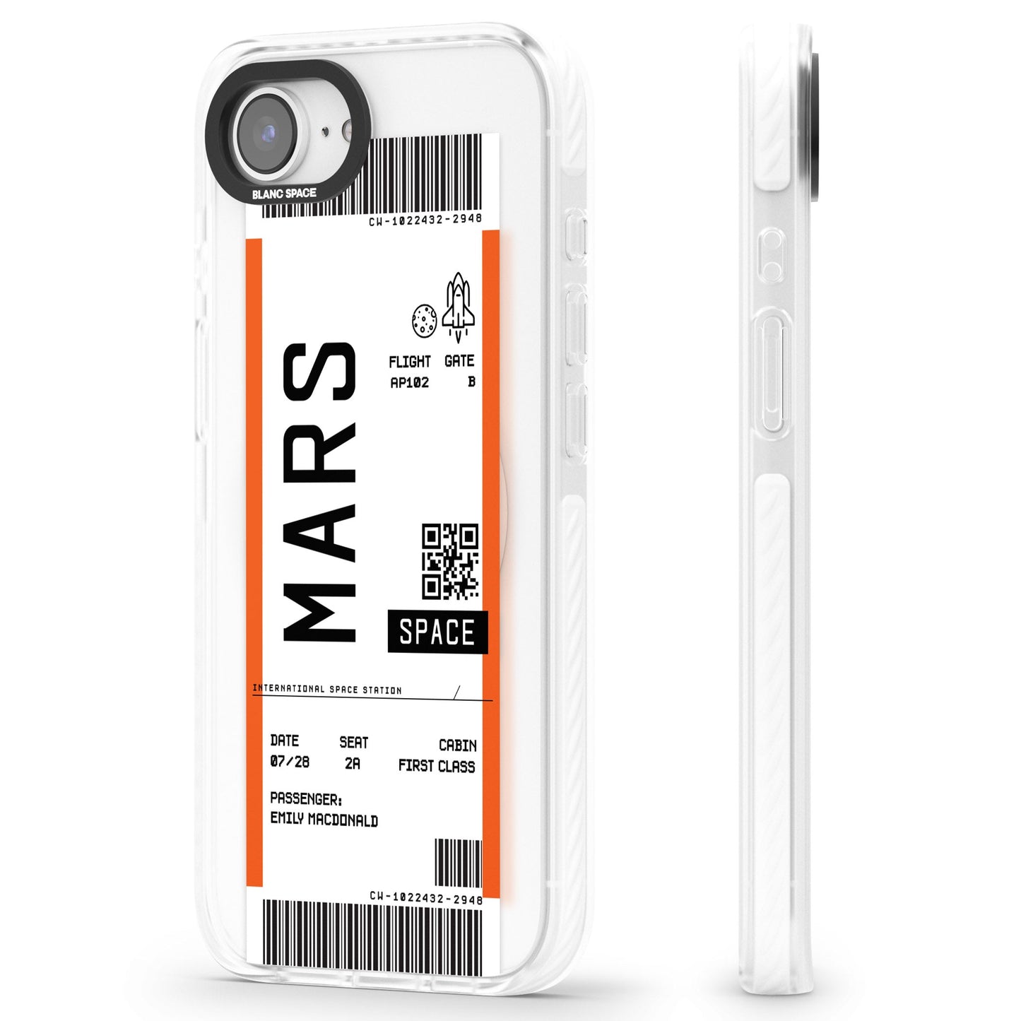 Personalised Mars Travel Ticket