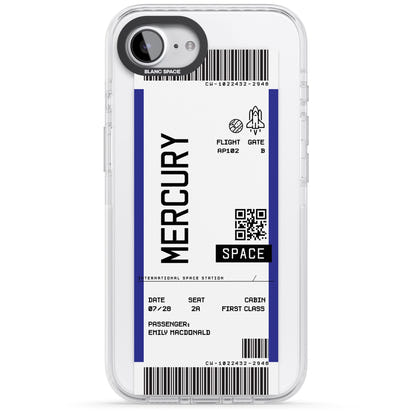 Personalised Mercury Travel Ticket