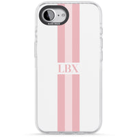 Personalised Minimal Pink Stripe