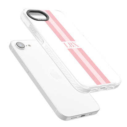 Personalised Minimal Pink Stripe