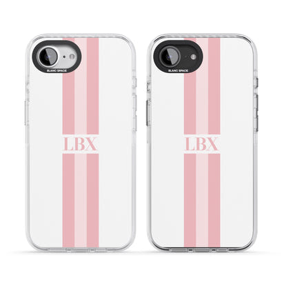 Personalised Minimal Pink Stripe