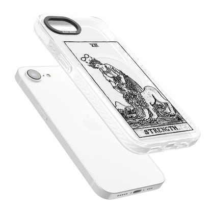 Personalisierte Stärke-Tarotkarte (Transparent)