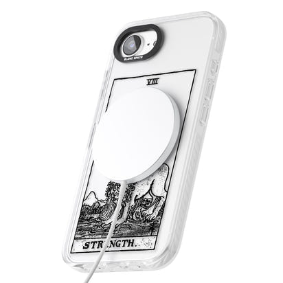 Personalisierte Stärke-Tarotkarte (Transparent)