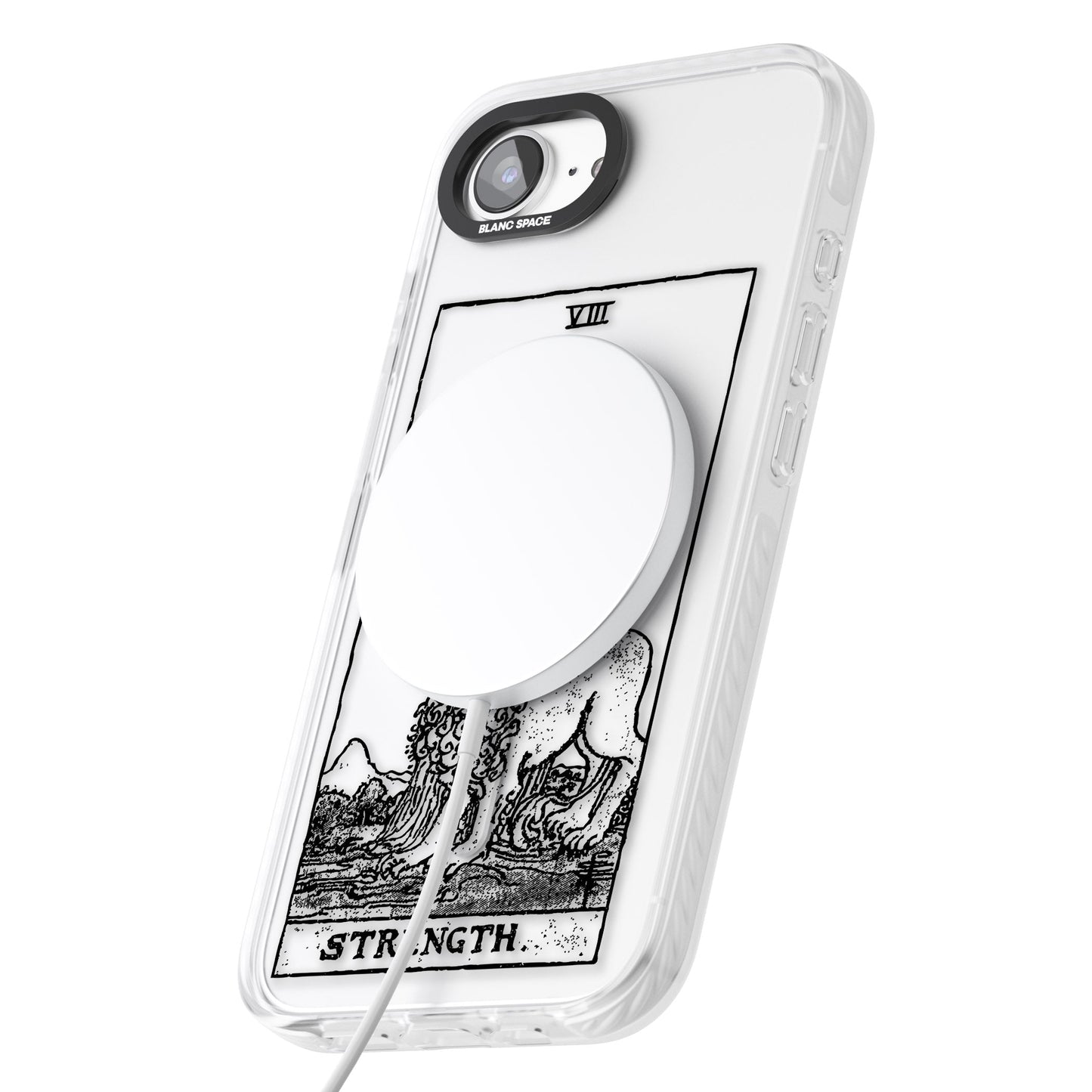 Personalisierte Stärke-Tarotkarte (Transparent)