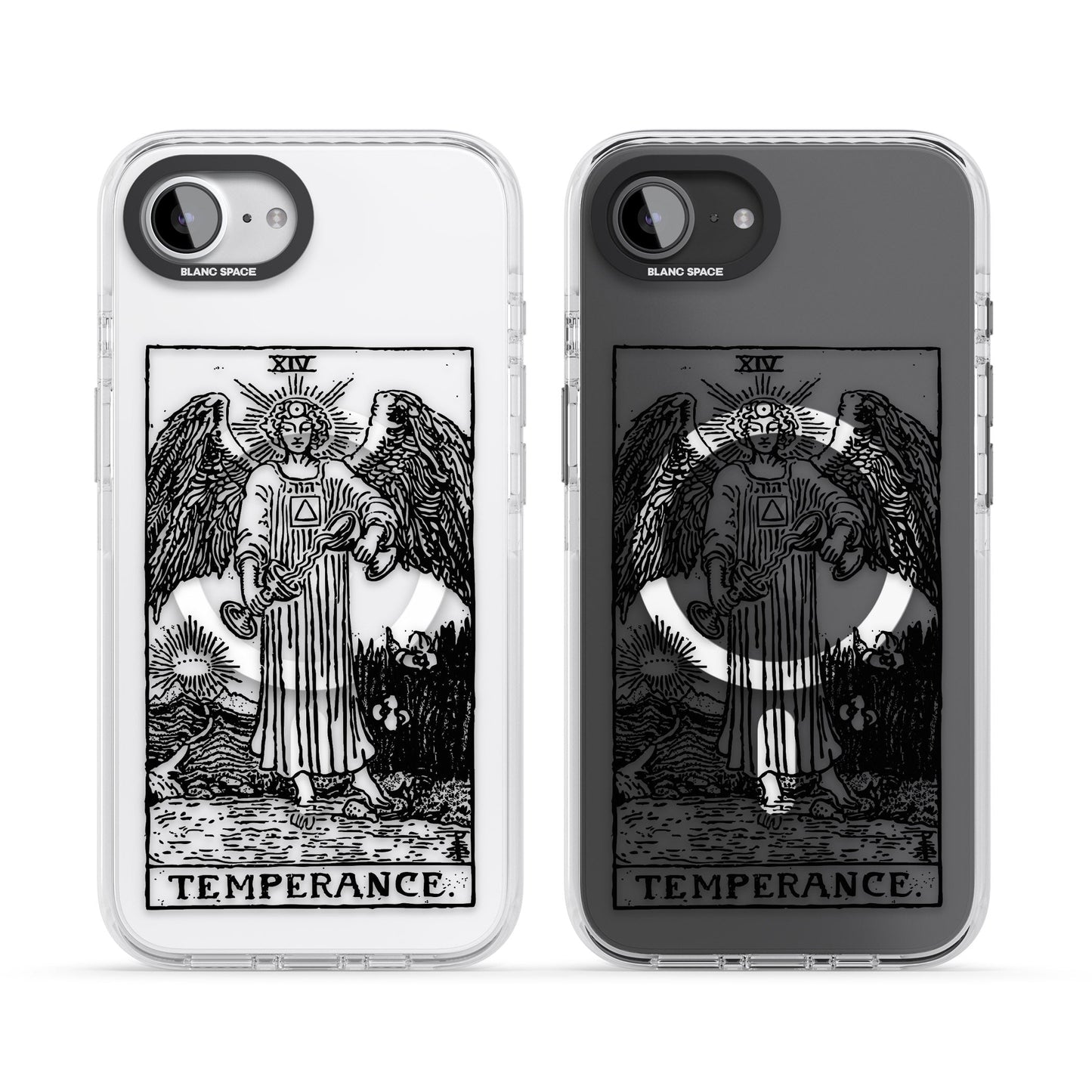 Personalisierte Temperanz-Tarotkarte (Transparent)