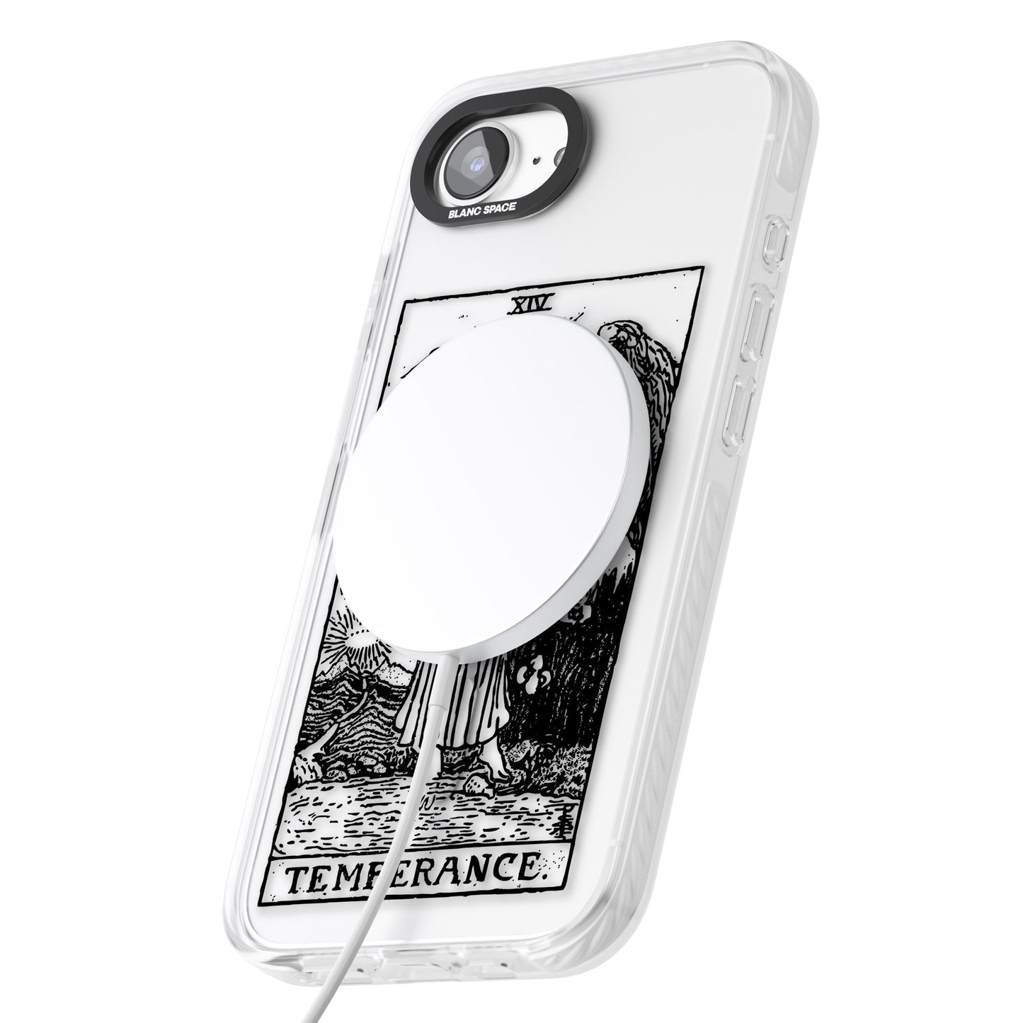 Personalisierte Temperanz-Tarotkarte (Transparent)