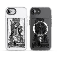 Personalisierte Tarotkarte „Königin der Stäbe“ (transparent)