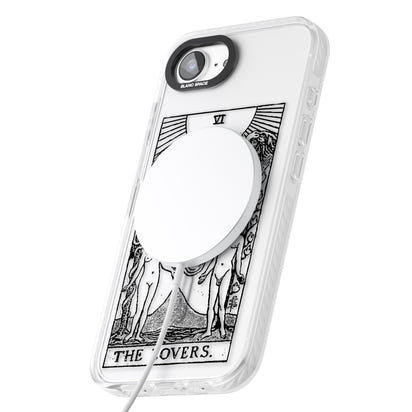 Personalisierte Tarotkarte „Die Liebenden“ (Transparent)