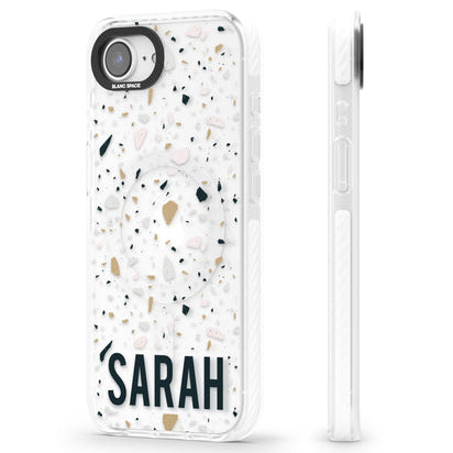 Personalised Terrazzo Blue, Pink, Brown